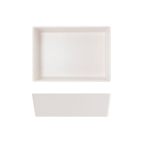 White Tokyo Melamine Salad Box 20.5 x 14.5 x 6cm