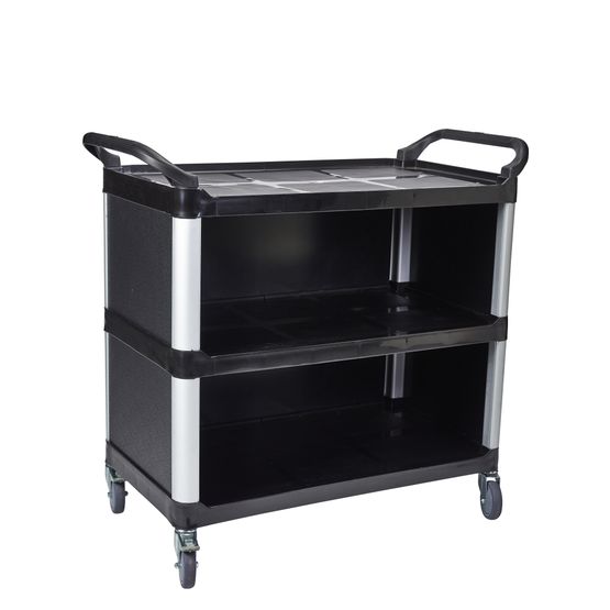 GenWare Large 3 Tier PP Panelled Trolley