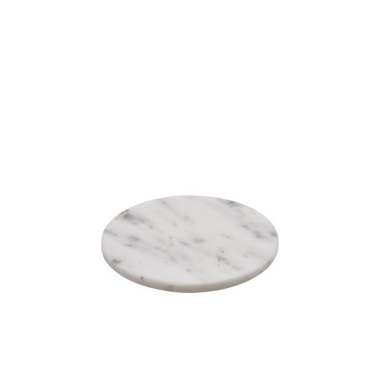 GenWare White Marble Platter 18cm Diameter