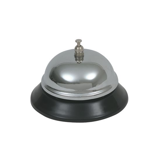 Genware Chrome Plated Service Bell 3 1/2" Dia