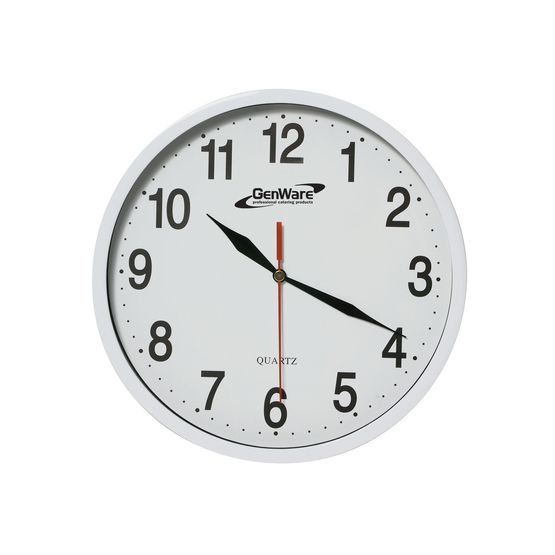 Wall Clock White 24cm Dia