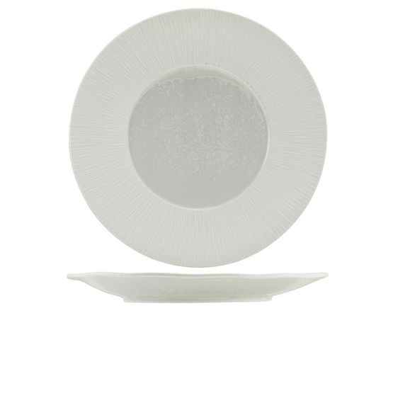 Incise Porcelain Lucine Winged Plate 31cm