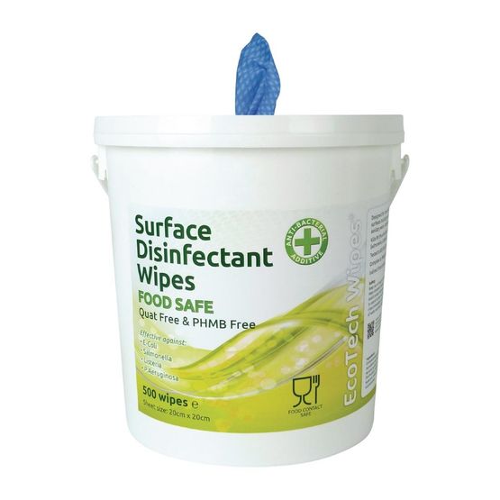 EcoTech Quat-Free Disinfectant Surface Wipes Bucket