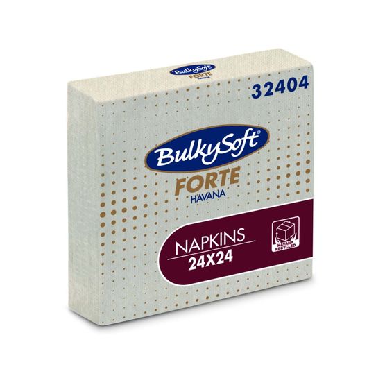 Bulkysoft Forte Havana 2 Ply Napkin Kraft Brown 24cm