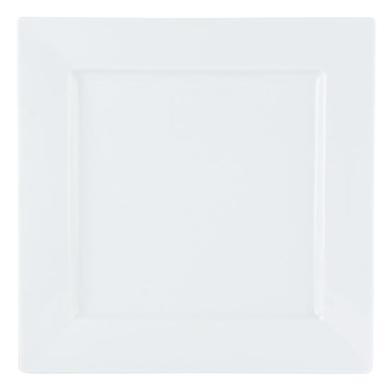 Porcelite 185621 Flat Square Plate 21cm / 8.25"