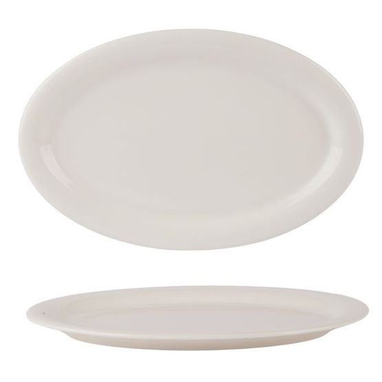 Elevate ABS32OV Albus Oval Plate 32cm / 12 1/2”