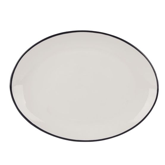 Modest 19113031 Black Oval Platter 31cm / 12 1/4”