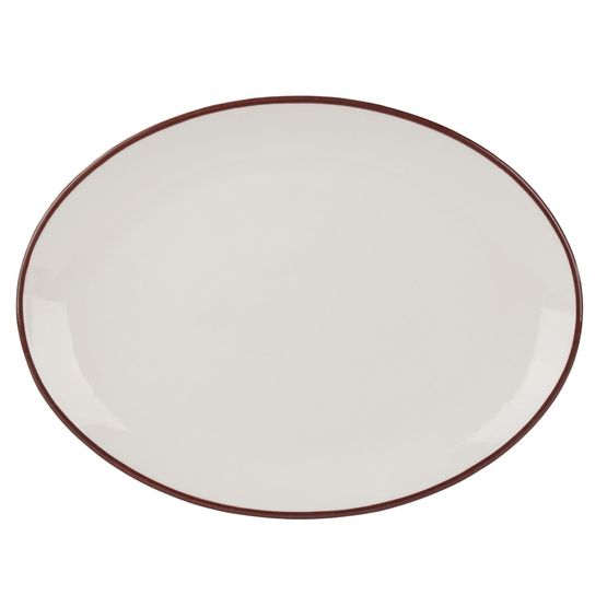 Modest 18113036 Brown Oval Platter 36cm / 14”