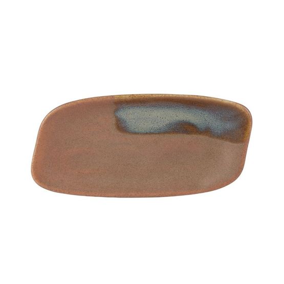 Roots Stoneware CST-SVRST22 Coastal Rectangular Platter - 22 x 11cm / 8.5" x 4.25"