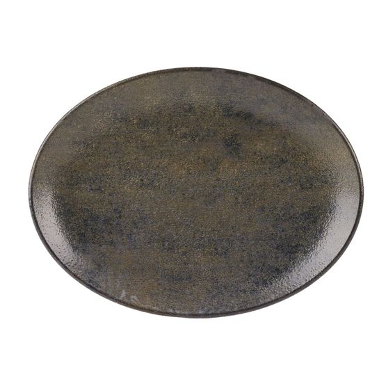 Academy Fusion Ebony Oval Plate - 36cm / 14"