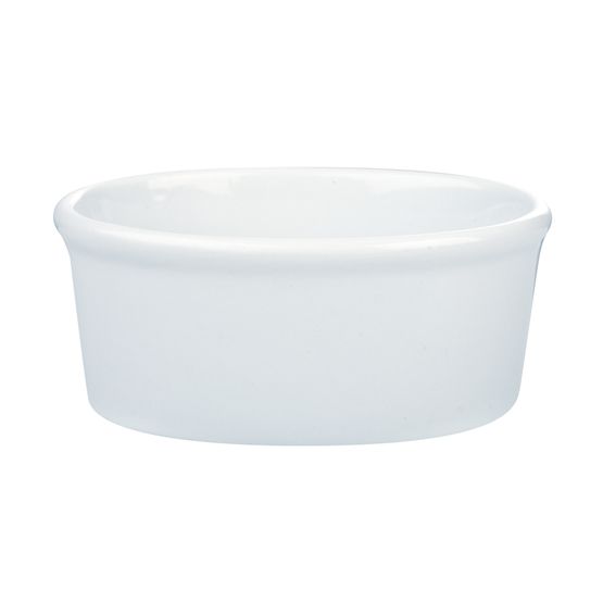 Porcelite Oval Pie Dish 14 x 10 x 5cm / 5" x 4"