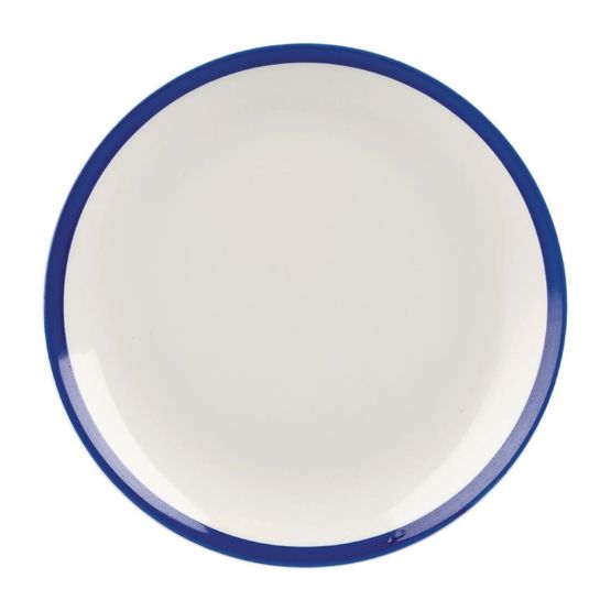Churchill Retro Blue Coupe Plates 165mm