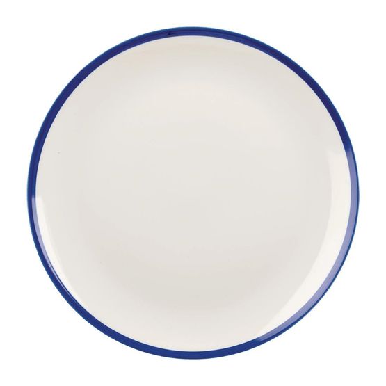 Churchill Retro Blue Coupe Plates 260mm