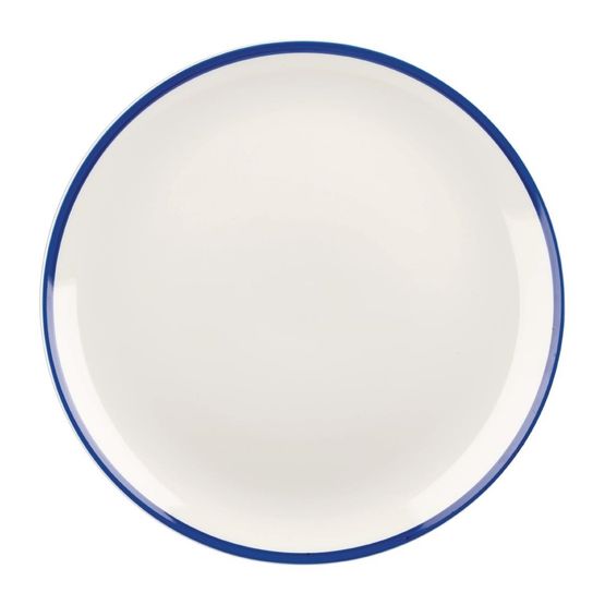 Churchill Retro Blue Coupe Plates 288mm