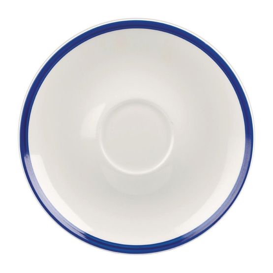 Churchill Retro Blue Coupe Saucers 160mm