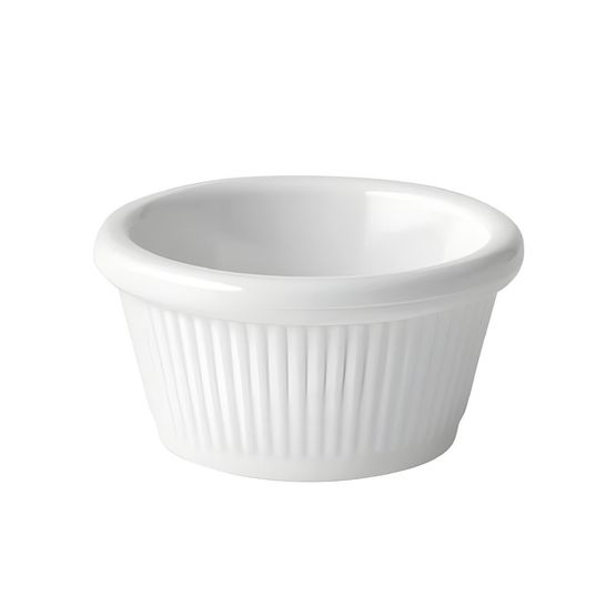 Utopia Fluted Ramekins White 60ml