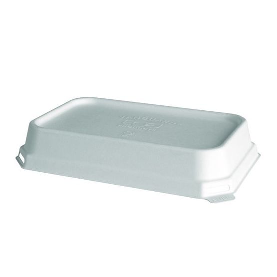 12-16oz WorldView Fibre Lid For Rectangular Containers