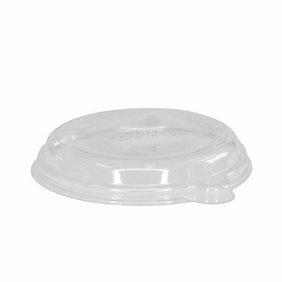 12-16oz WorldView rPET Lid For Coupe Bowls - Clear