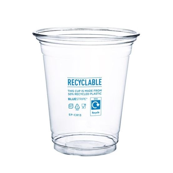 13oz BlueStripe rPET Cold Cup