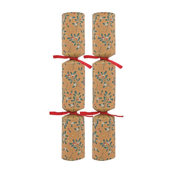 Swantex 11" Mistletoe &amp; Berry Christmas Crackers - Contents E1 C501MTB-E1