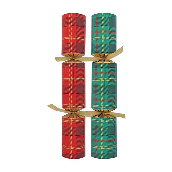 Swantex 12" Tartan Christmas Crackers - Contents N C502-TRN-N