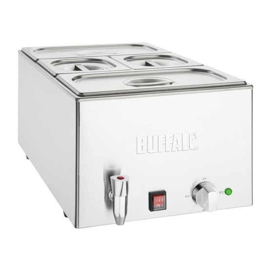 Buffalo Bain Marie with Tap and Trays