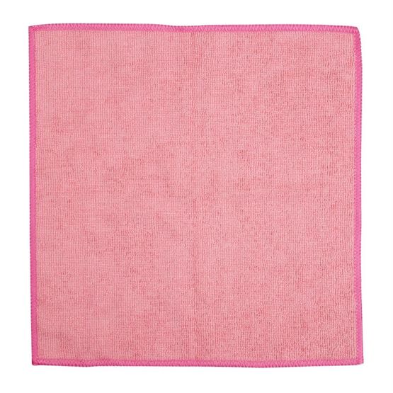 Jantex Microfibre Cloths Pink