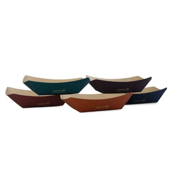 Vegware KT-6X5-FS Feel Snug 6 x 5in Food Tray