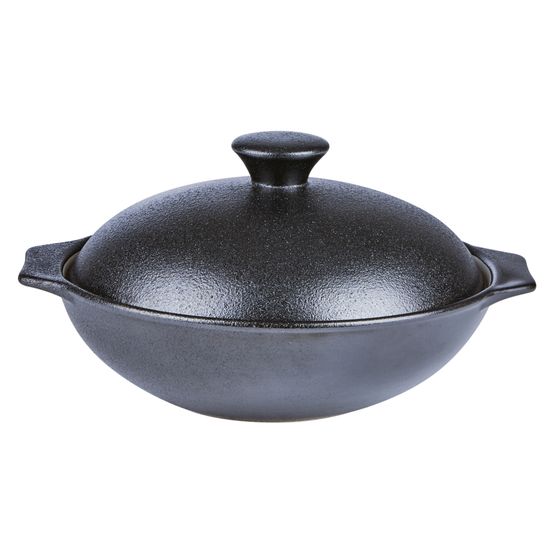 Porcelite Wok Bowl With Lid 20oz / 580ml