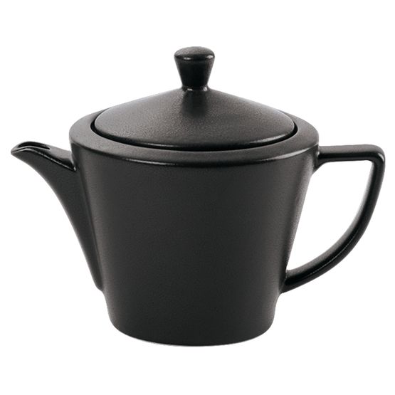 Seasons By Porcelite Graphite Conic Tea Pot 50cl / 18oz