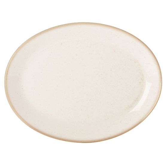 Seasons By Porcelite Oatmeal Oval Plate 30cm / 12"