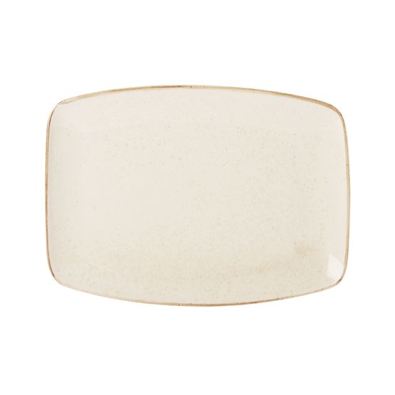 Seasons By Porcelite Oatmeal Rectangular Plate 27cm