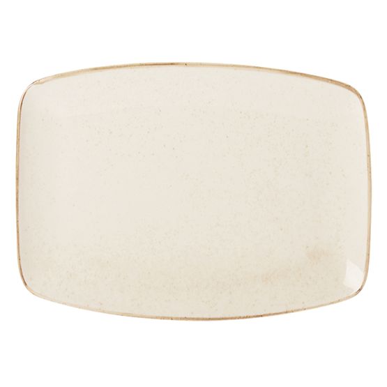 Seasons By Porcelite Oatmeal Rectangular Plate 32cm