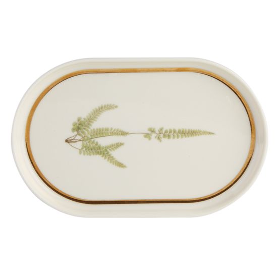 Porland Academy Botanical Oval Plate 18cm