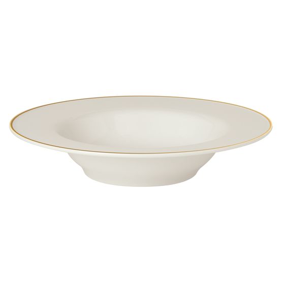 Porland Academy Event Gold Band Deep Soup / Pasta Plate 26cm / 10"