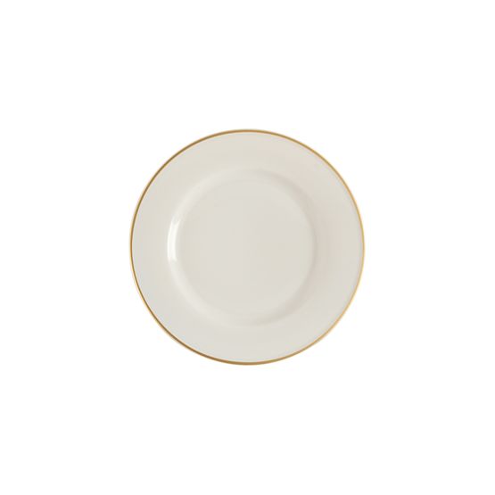 Porland Academy Event Gold Band Flat Plate 17cm / 6.75"
