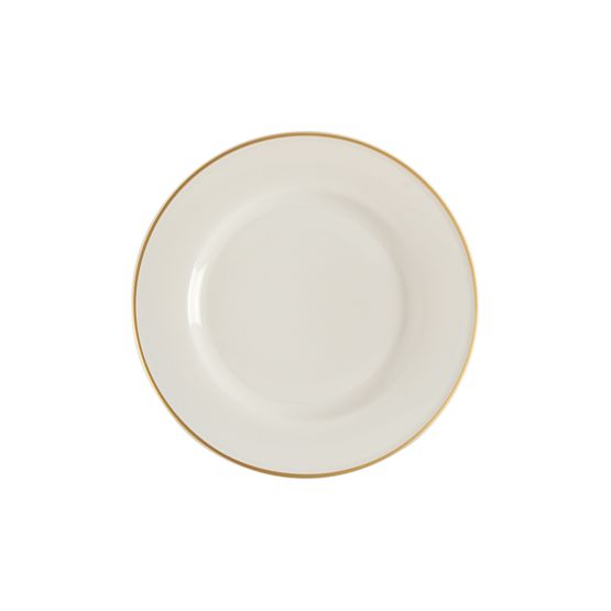 Porland Academy Event Gold Band Flat Plate 20cm / 8"