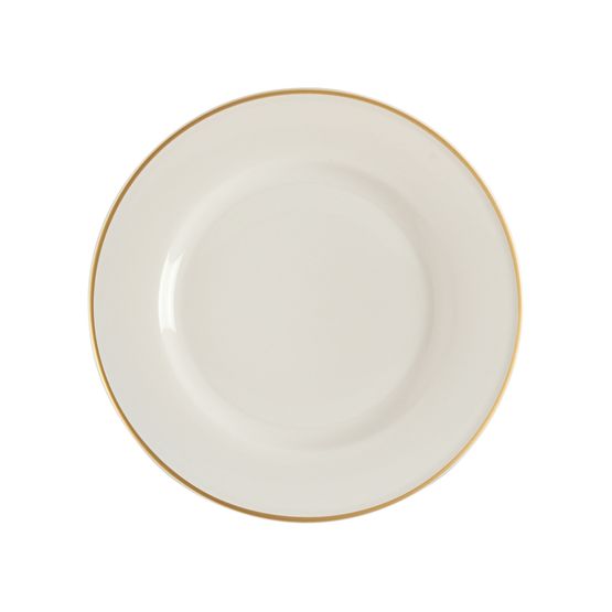 Porland Academy Event Gold Band Flat Plate 25cm / 10"