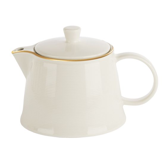 Porland Academy Line Gold Band Tea Pot 50cl