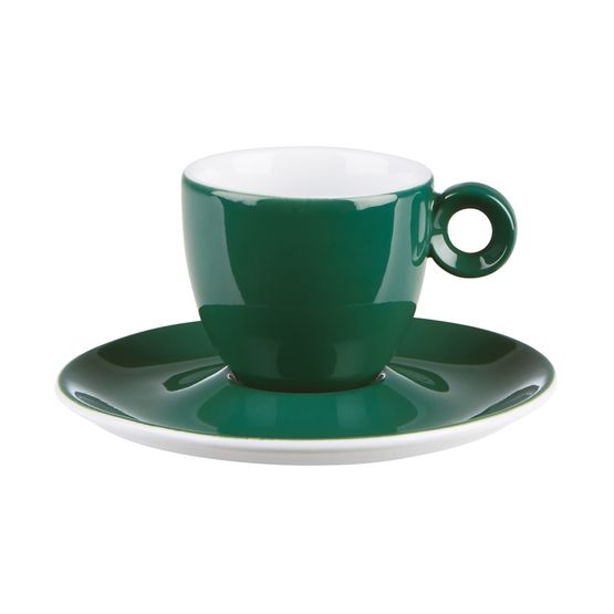 Costa Verde Dark Green Espresso Saucer