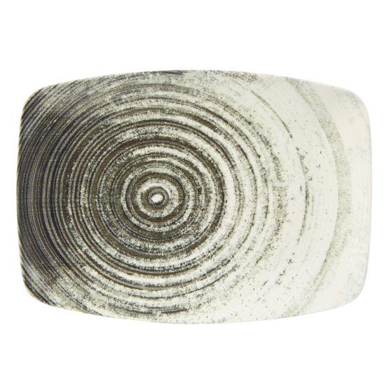 Porland Enigma Swirl Rectangular Plate 27 x 19.5cm