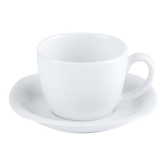 Porcelite Square Saucer 15cm / 6"