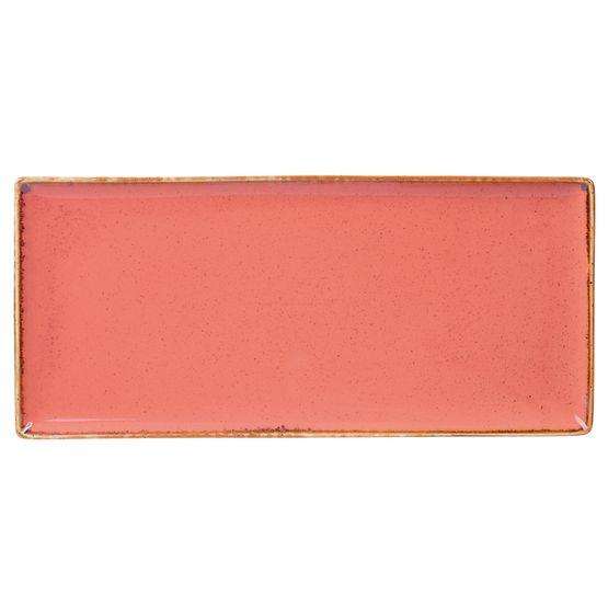 Seasons By Porcelite Coral Rectangular Platter 35 x 15.5cm / 13.75" x 6"