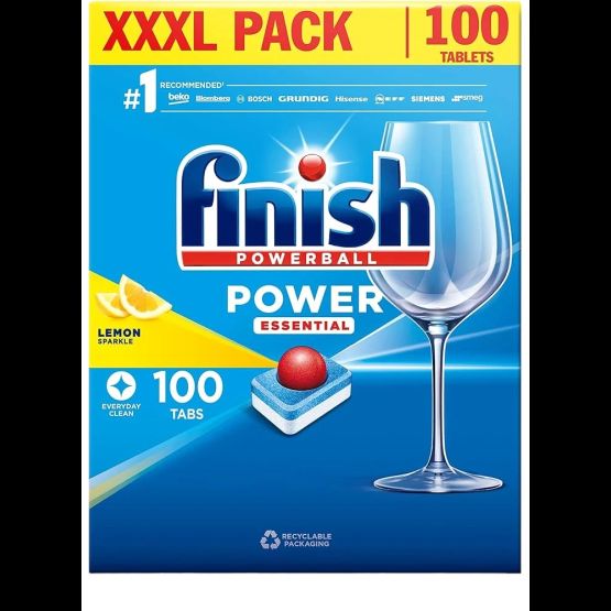 Finish Dishwasher Tablets Power Ball 100's