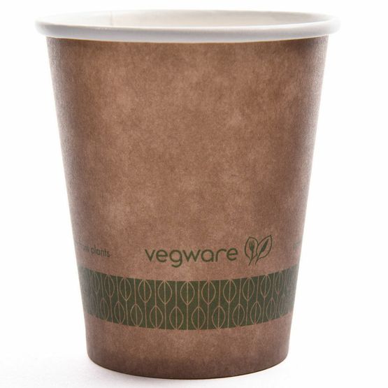 Vegware Kv-12 12oz Brown Kraft Hot Cup, 89-Series