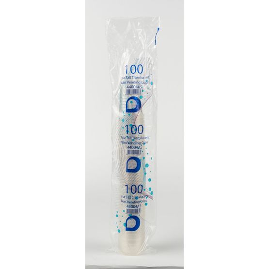 7oz Tall Translucent Non Vending Cup