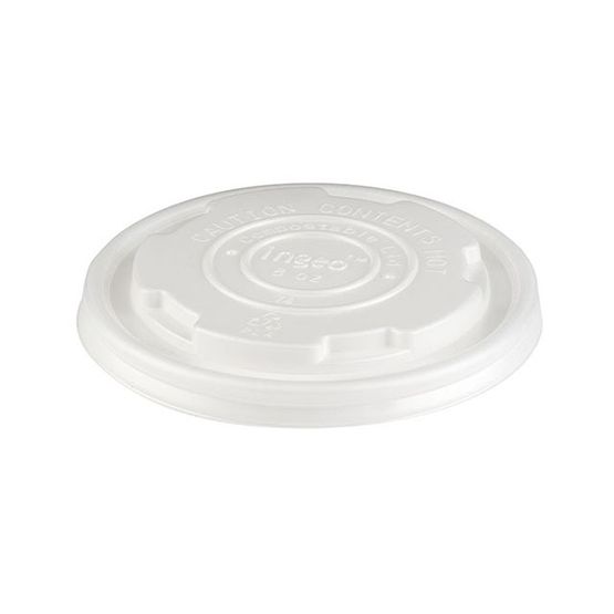 8oz Compostable PLA Soup Lids