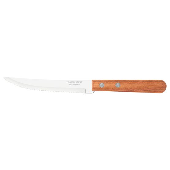Tramontina Steak Knife Serrated Natural Wood