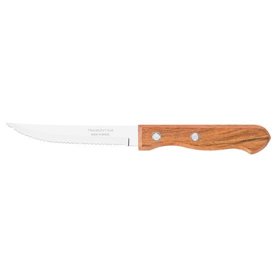 Tramontina Steak Knife Serrated Natural Wood