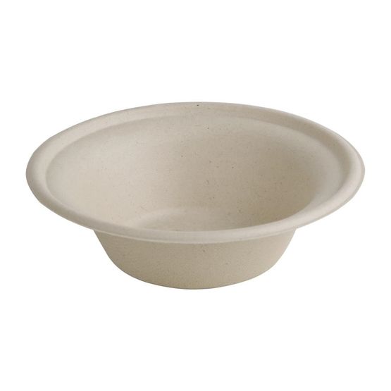 Fiesta Compostable Bagasse Round Bowls Natural Colour